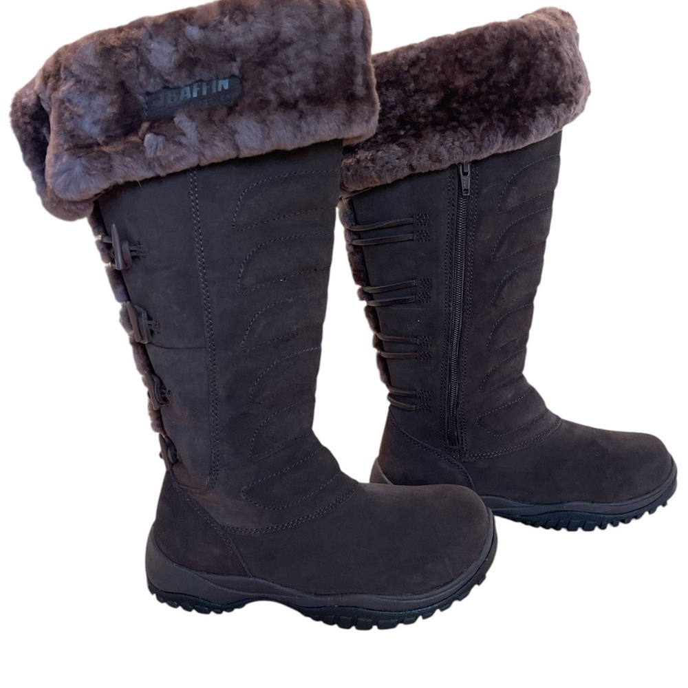 Miku by Baffin dark brown waterproof winter boots NIB